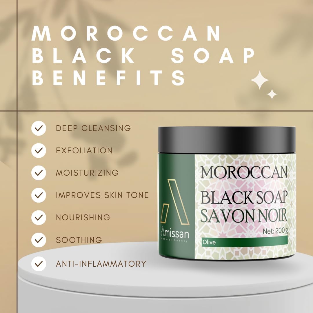 Moroccan Black Soap - Benefits