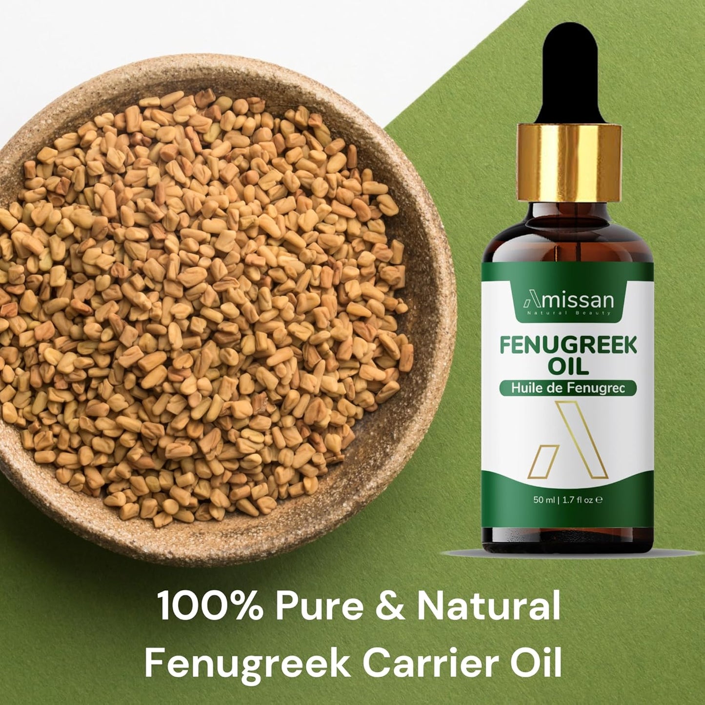 Amissan Premium Fenugreek (Methi) Carrier Oil 50ml